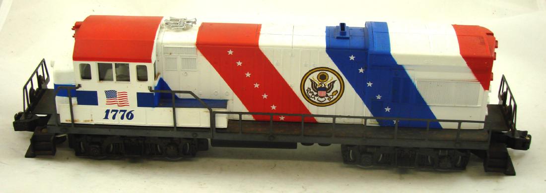 LIONEL SPIRIT OF '76 U36B DIESEL: No. 6-1776; original box; box L-15 3/4", VG-EX