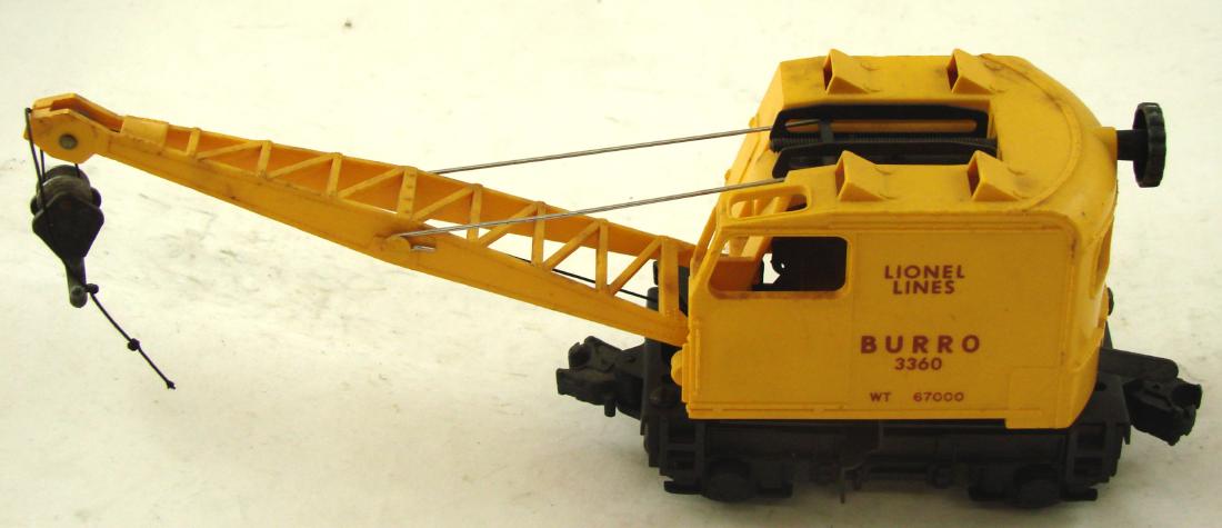 LIONEL LINES OPERATING BURRO CRANE #3360 (1 of 3)