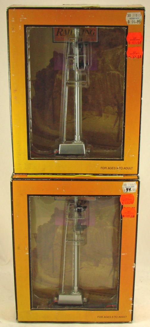 (2) MTH RAIL KING 1 OVER 1 SIGNAL (1 of 7)