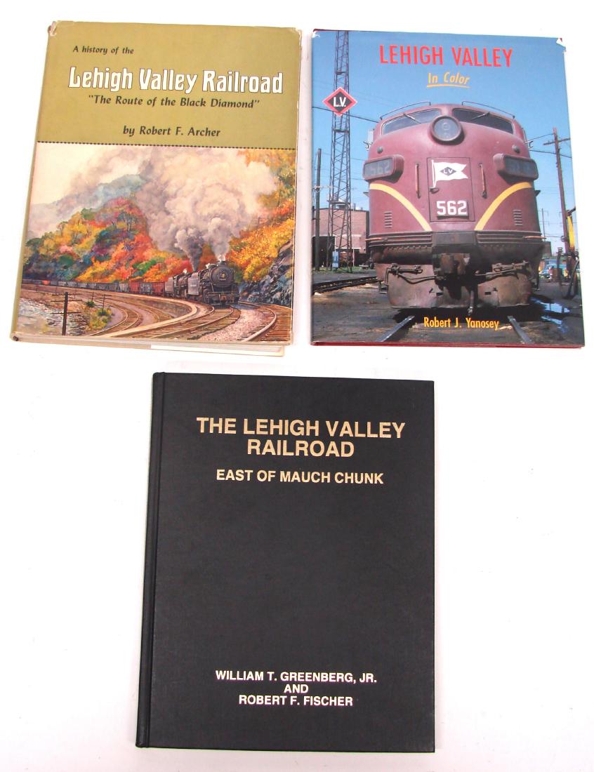 (3) LEHIGH VALLEY RAILROAD BOOKS (1 of 12)