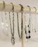 (5) SILVERTONE NECKLACES