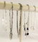 (5) SILVERTONE NECKLACES - 2