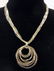 (5) SILVERTONE NECKLACES - 4
