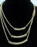 (4) GOLD TONE NECKLACES - 3