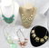 (5) COSTUME NECKLACES