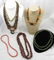 (6) BEADED NECKLACES