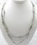 (6) COSTUME SILVERTONE NECKLACES - 2