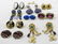 (10) PAIRS COSTUME PIERCED EARRINGS