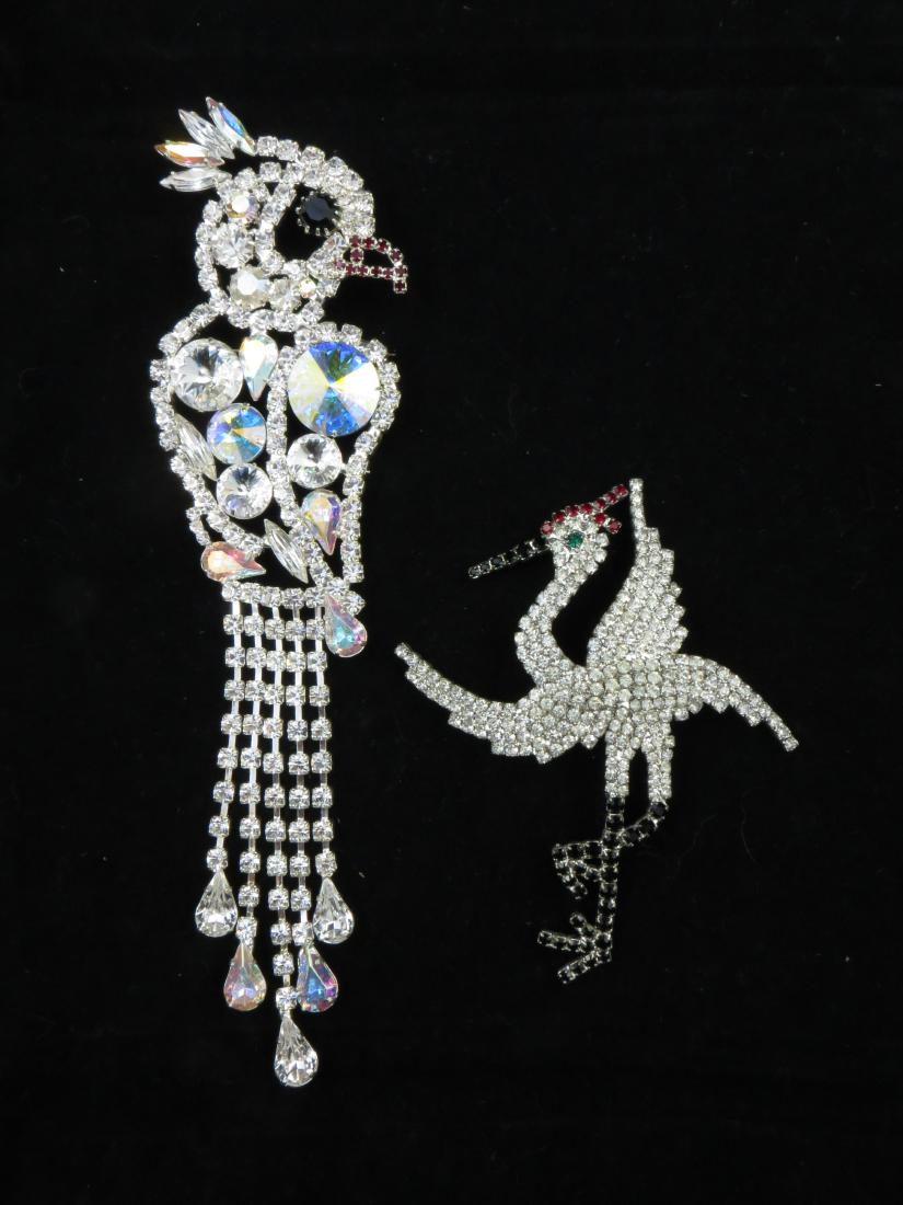 COSTUME RHINESTONE BIRD PINS (1 of 13)