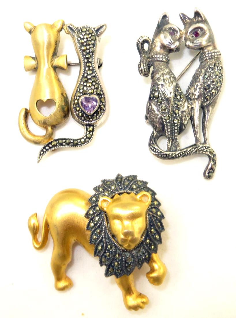 (3) FIGURAL "CAT"PINS (1 of 5)