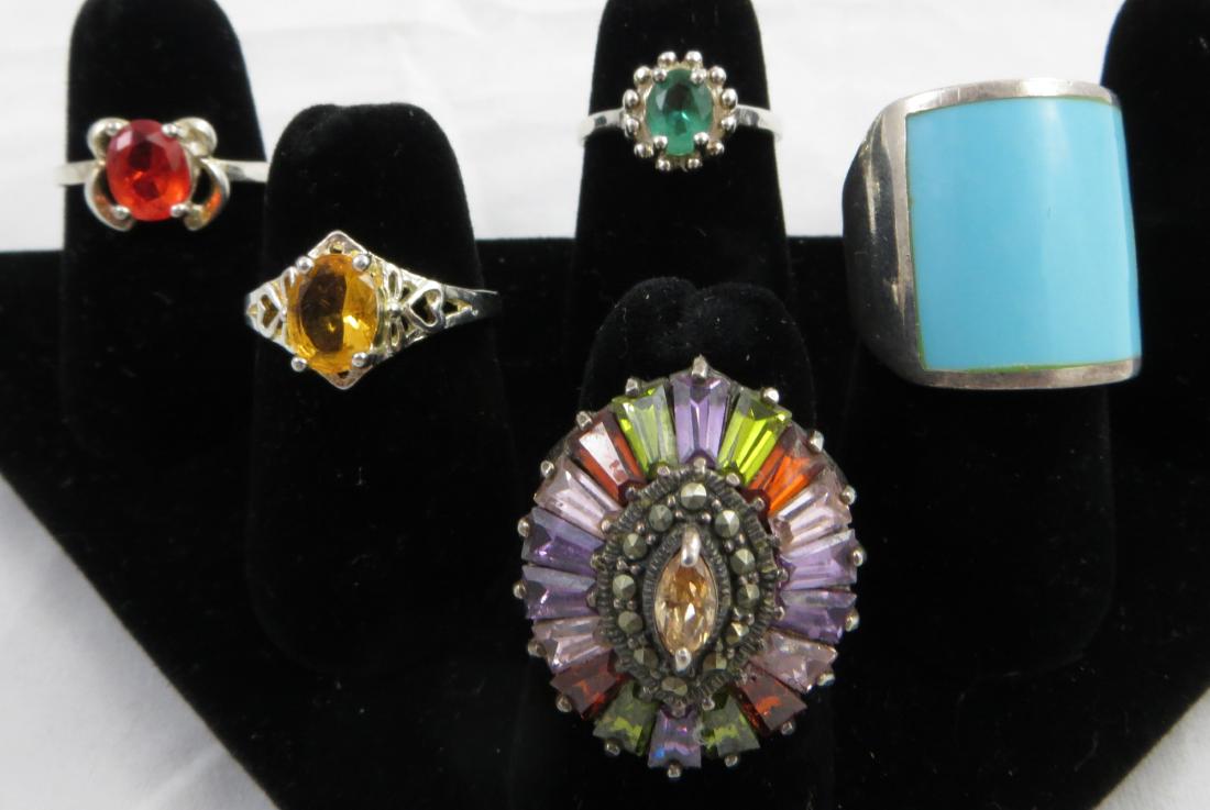 (5) STERLING RINGS (1 of 5)