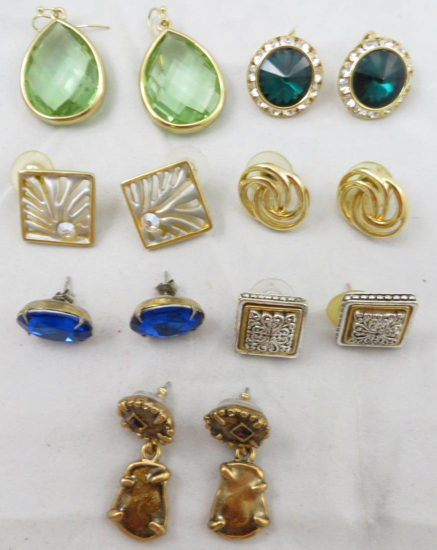 (7) PAIR COSTUME EARRINGS (1 of 14)