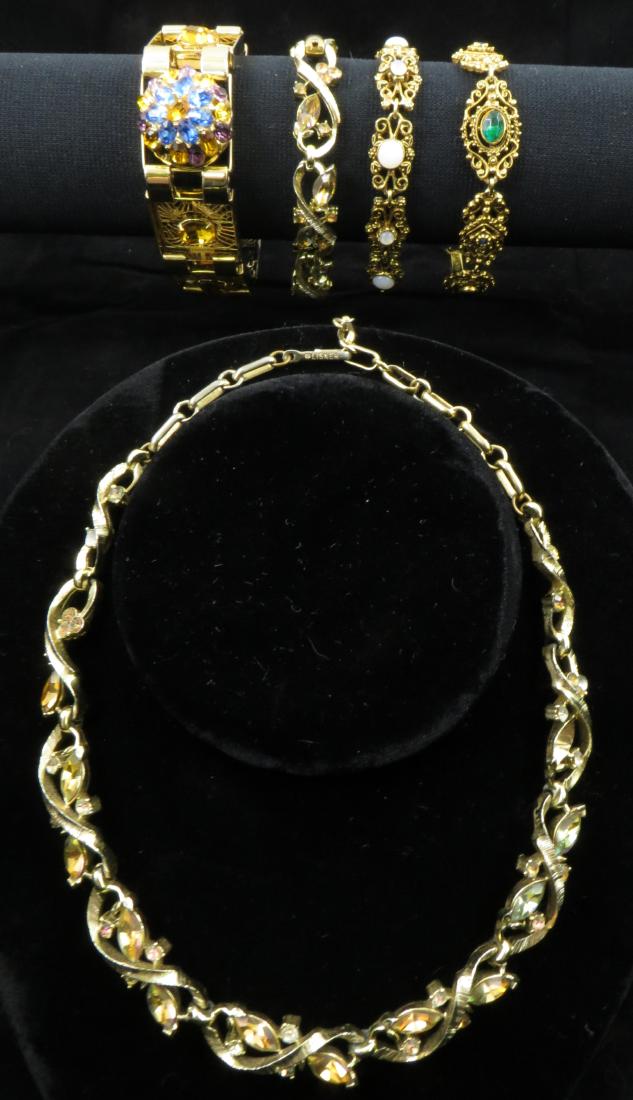 (5) PIECES RHINESTONE JEWELRY (1 of 9)