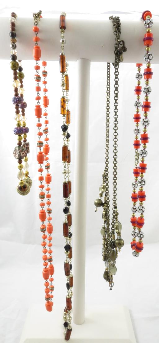 (5) CONTEMPORARY COSTUME NECKLACES (1 of 11)