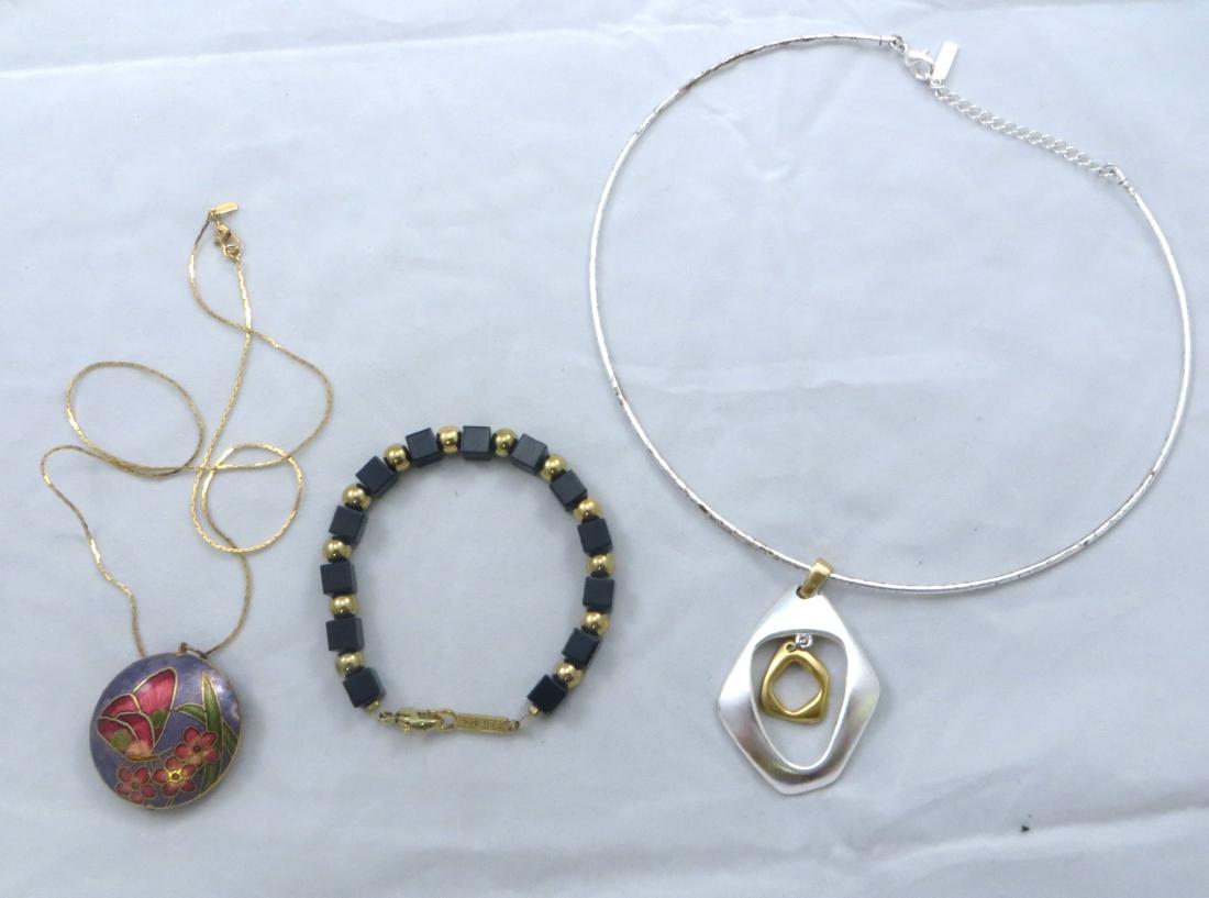 (3) SIGNED PIECES COSTUME JEWELRY-NAPIER, MONET (1 of 8)