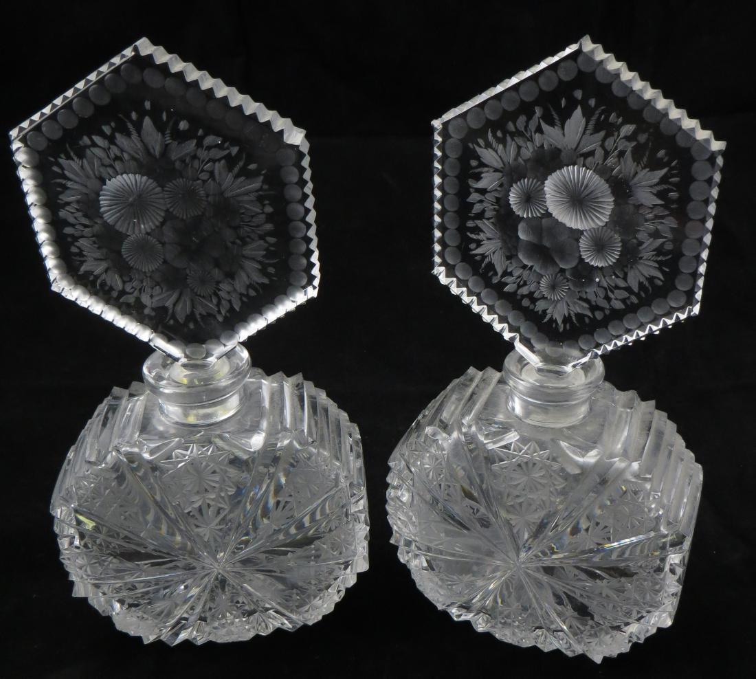 PAIR OF CZECHOSLOVAKIAN PERFUME BOTTLES (1 of 4)