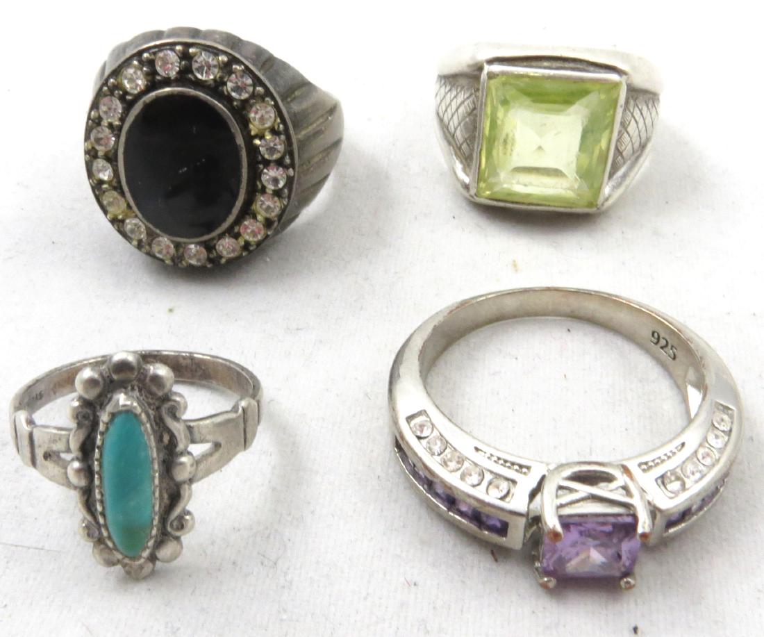 (4) STERLING RINGS (1 of 14)