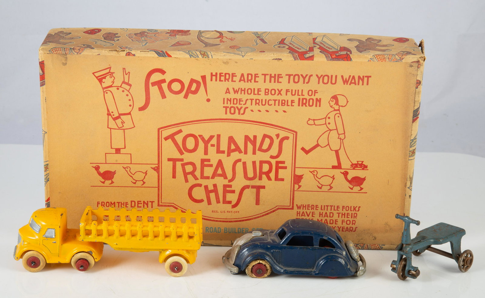 ANTIQUE TOYS & BOX (4) (1 of 6)