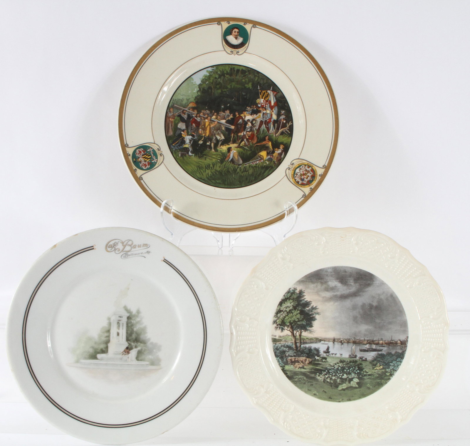 VINTAGE SOUVENIR PLATES (3) (1 of 6)