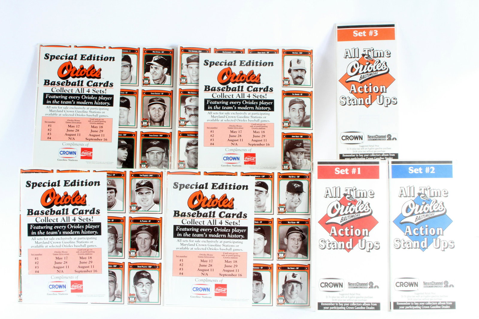 BALTIMORE ORIOLES CROWN GASOLINE PREMIUMS (10) (1 of 4)
