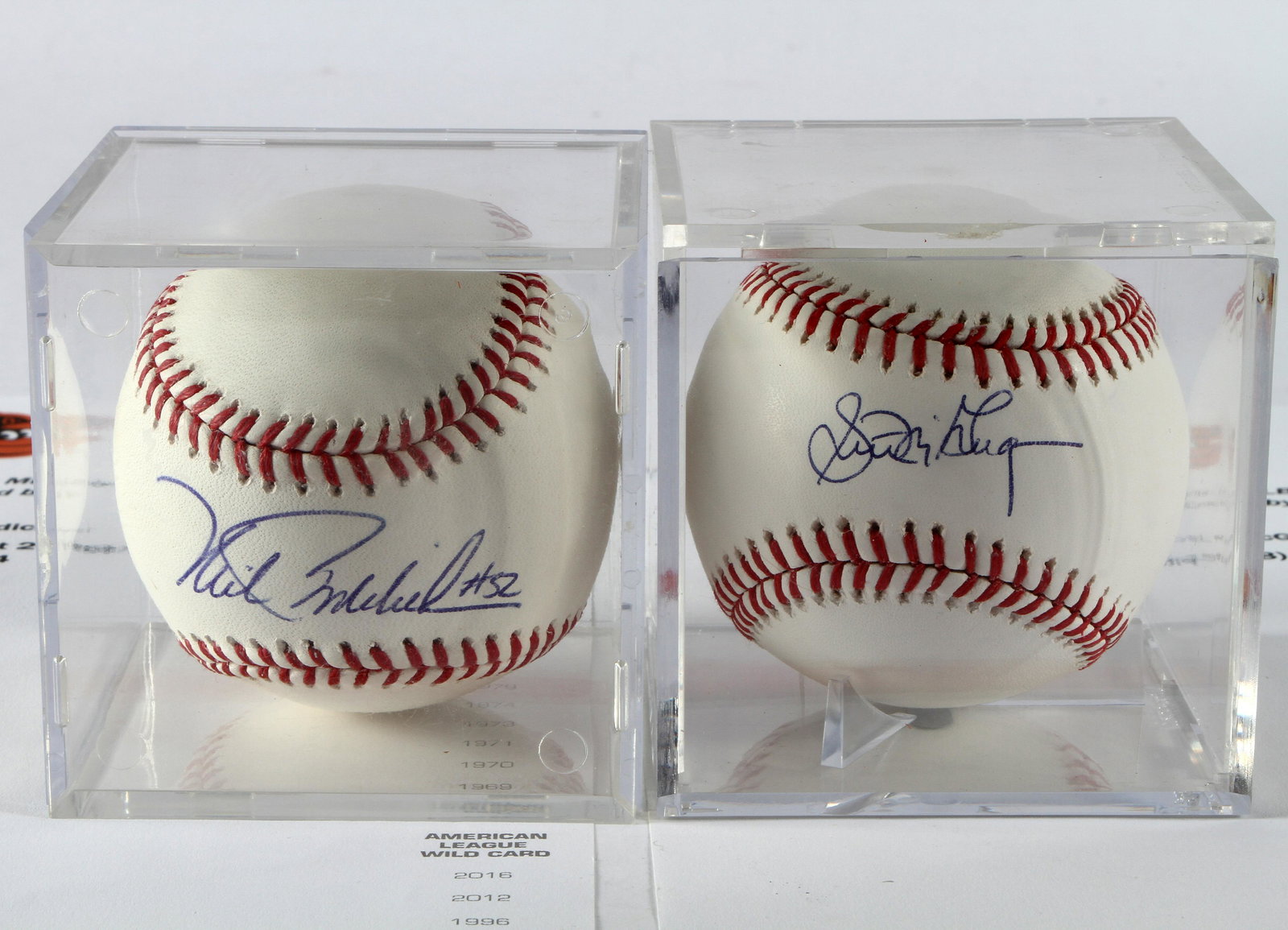 BALTIMORE ORIOLES BODDICKER & McGREGOR SIGNED BASEBALLS (1 of 6)