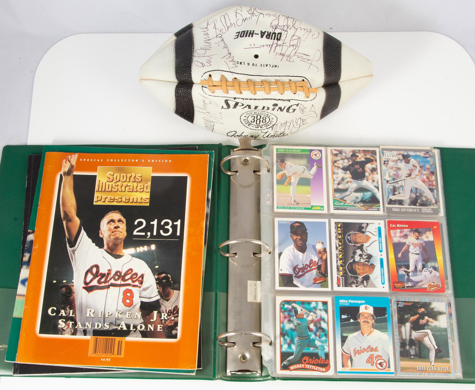 BALTIMORE COLTS, ORIOLES MEMORABILIA (1 of 4)