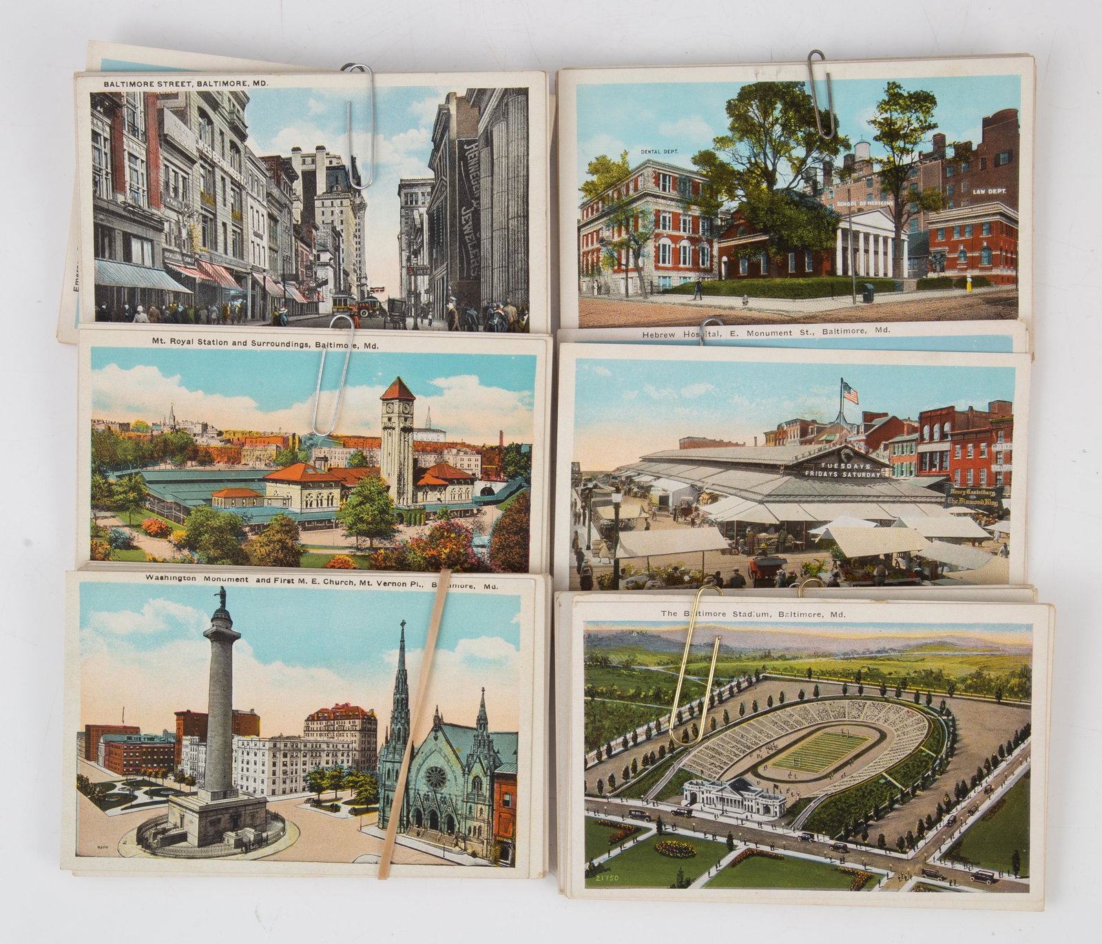 VINTAGE 1920'S MARYLAND POSTCARDS (74) (1 of 3)
