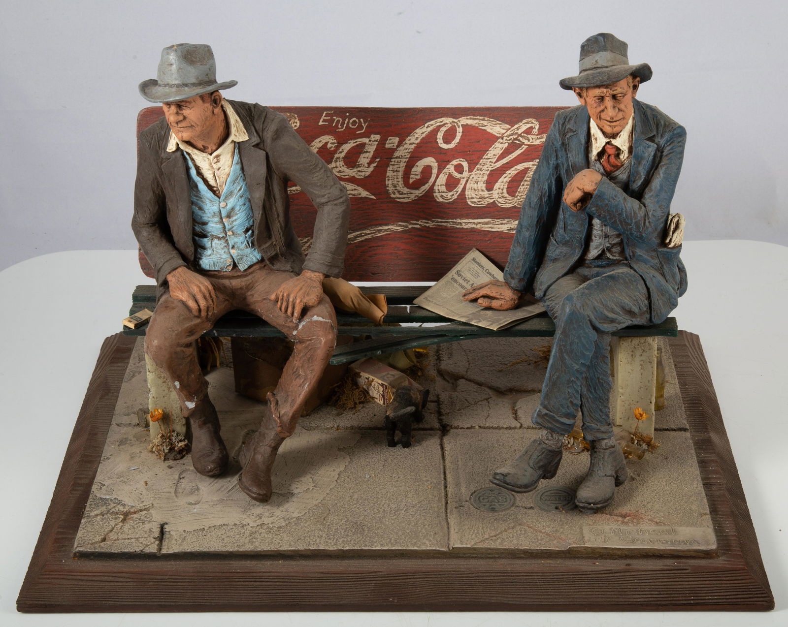COCA-COLA ADVERTISING and GARMAN ART PIECE (1 of 7)