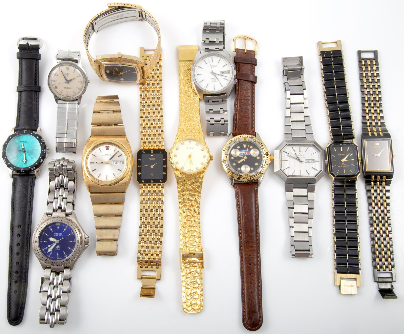 (12) MENS DESIGNER WRIST WATCHES (1 of 10)