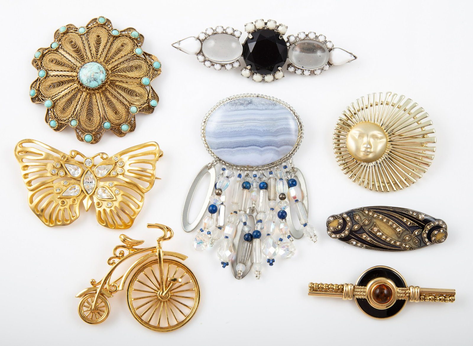 (8) PCS. BROOCH ASSORTMEN (1 of 7)