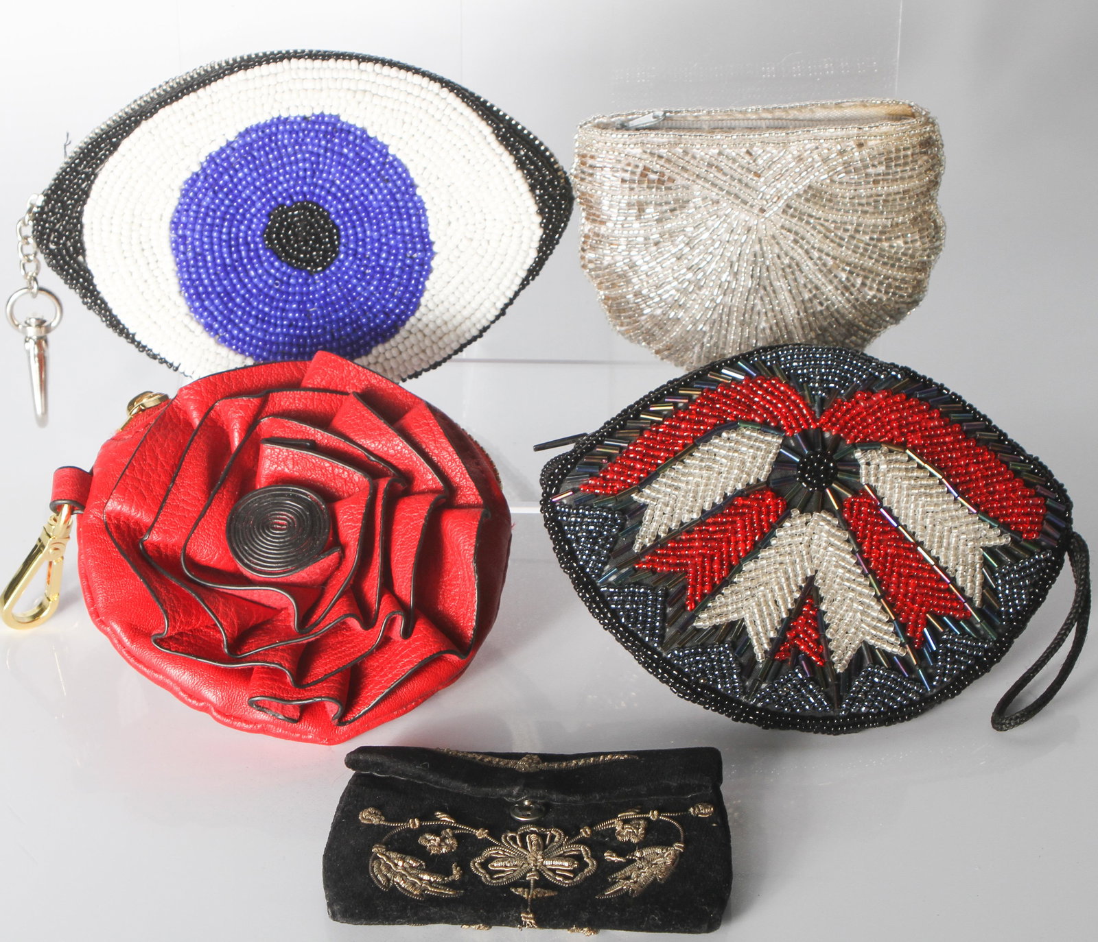 (5) EVENING COIN PURSES - CONTEMPORARY (1 of 2)