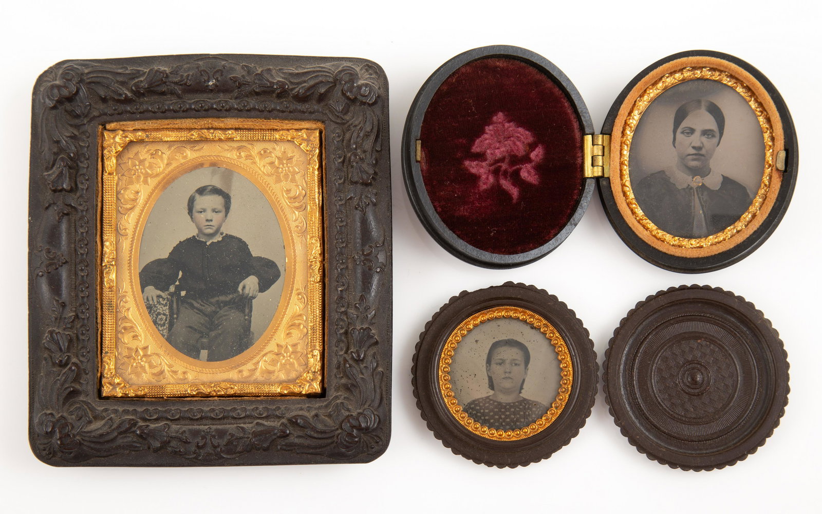 (3) GUTTA PERCHA CASED TINTYPES (1 of 7)