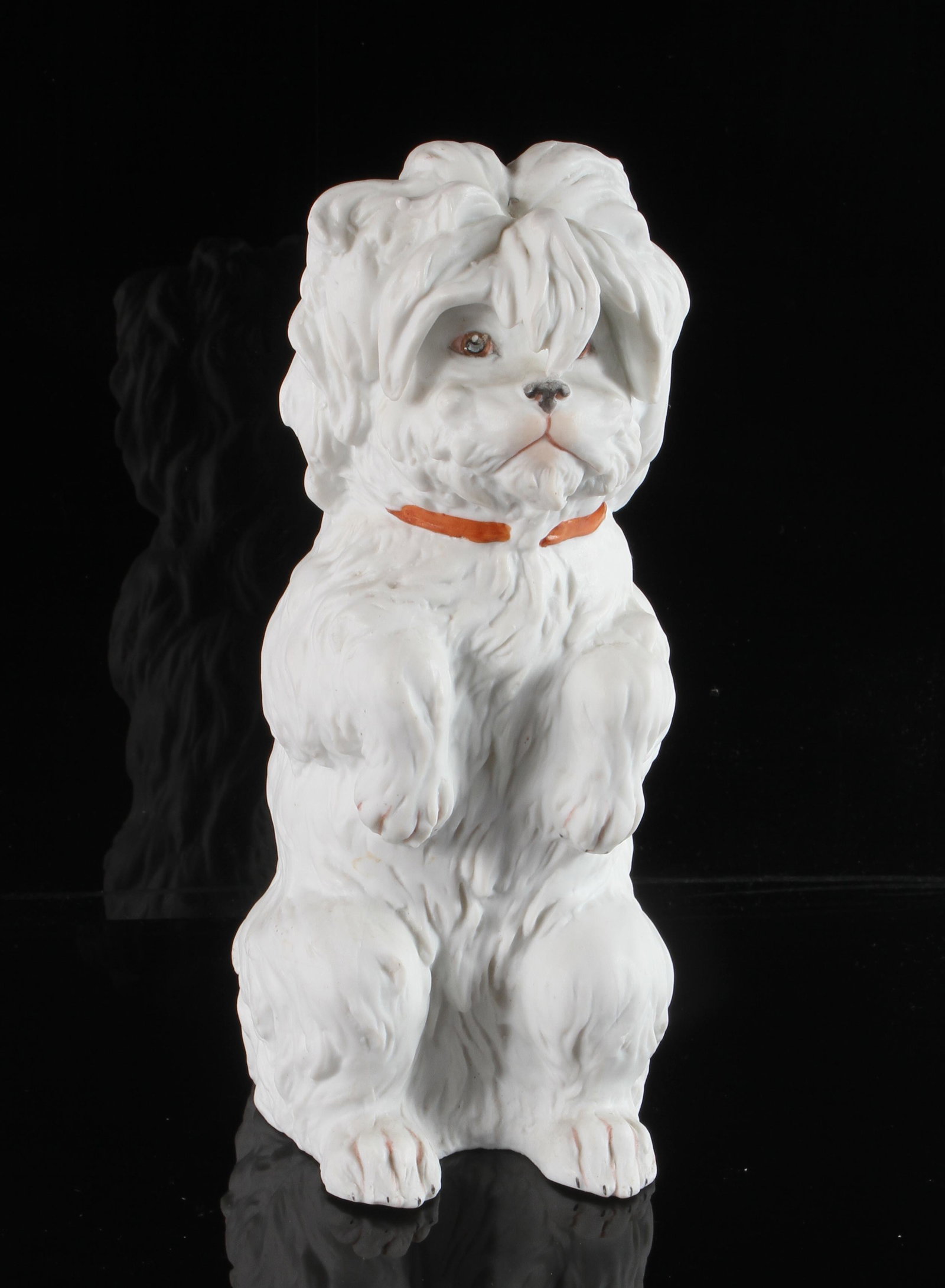 GEBRUDER HEUBACH BISQUE BEGGING SHAGGY DOG (1 of 5)