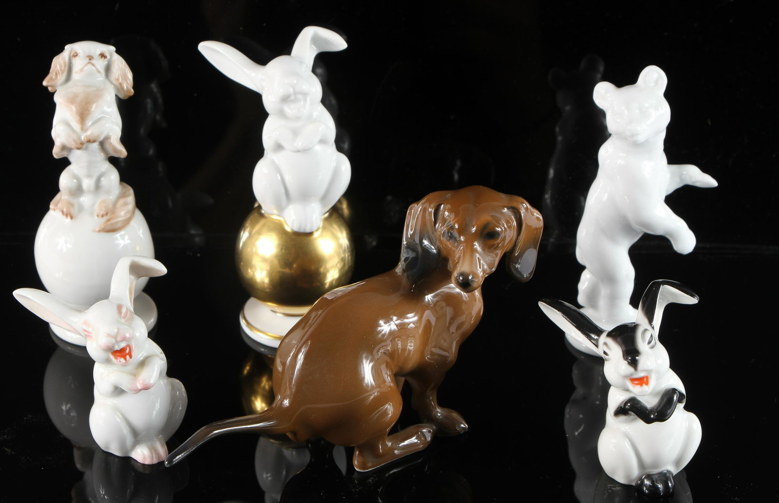 (6) ROSENTHAL PORCELAIN FIGURES (1 of 3)