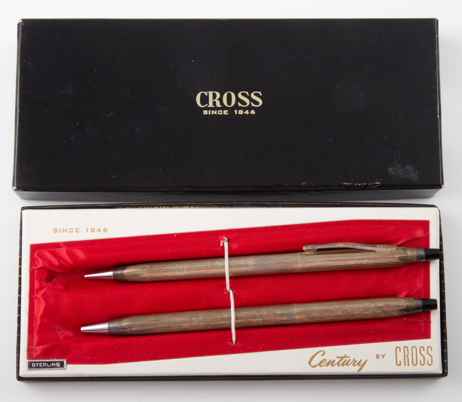 CROSS "CENTURY" STERLING PEN & PENCIL SET (1 of 5)