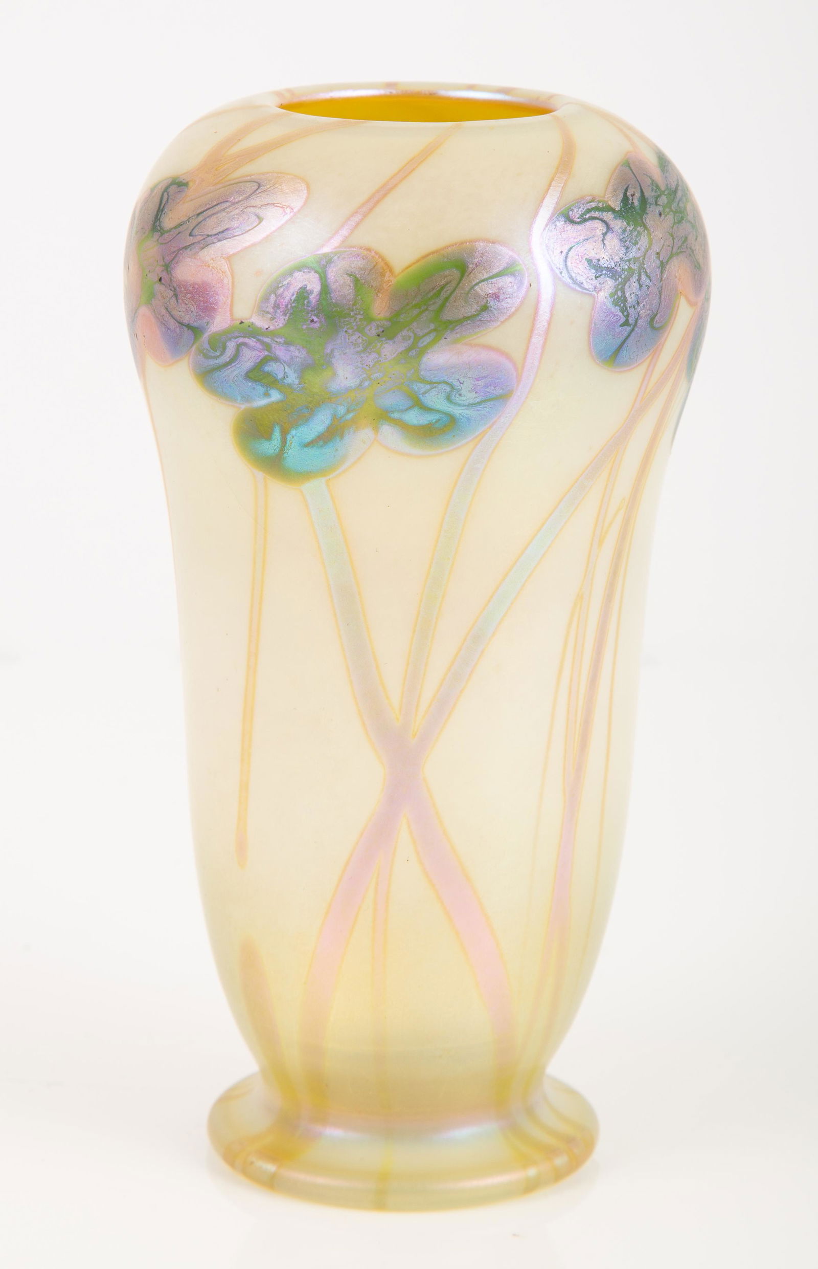QUEZAL FLORAL ART GLASS VASE (1 of 9)