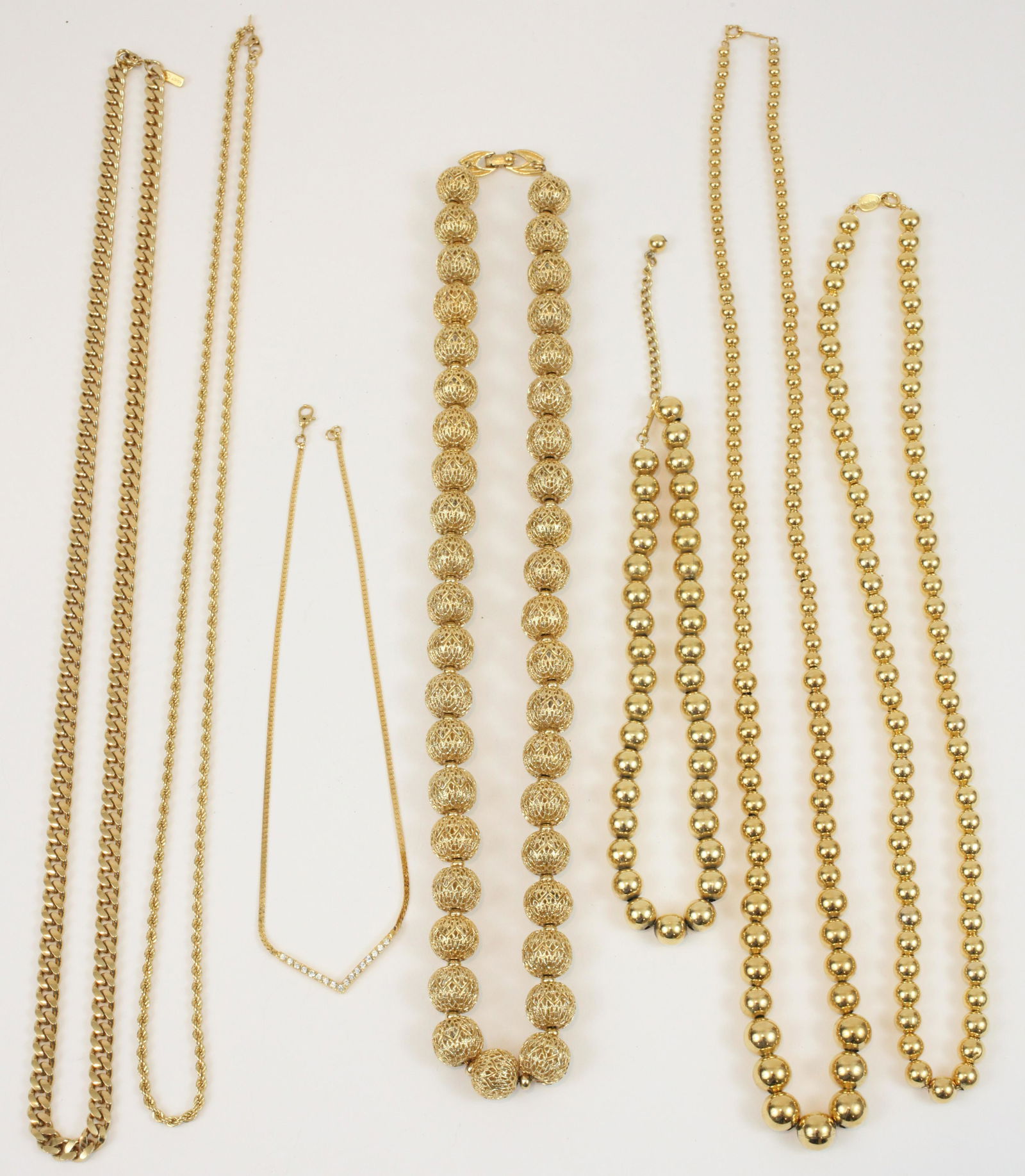 (7) PCS. MONET & NAPIER DESIGNER NECKLACES (1 of 8)