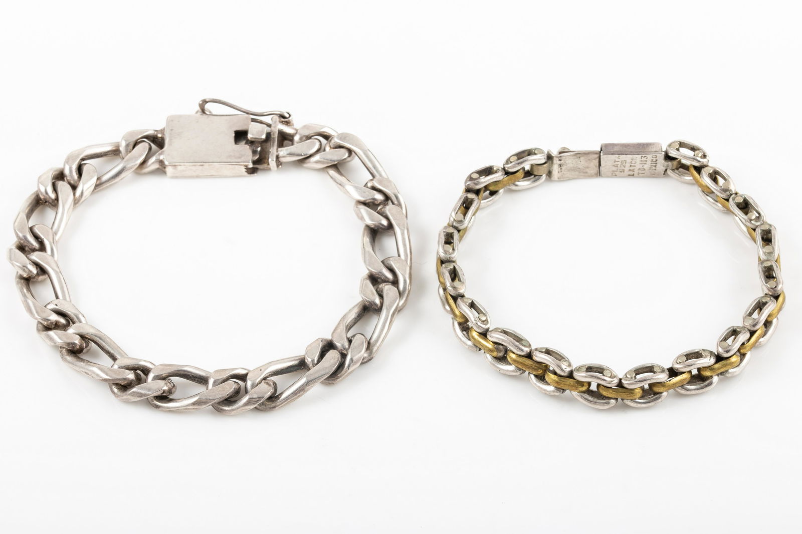 (2) MEXICAN STERLING BRACELETS (1 of 5)