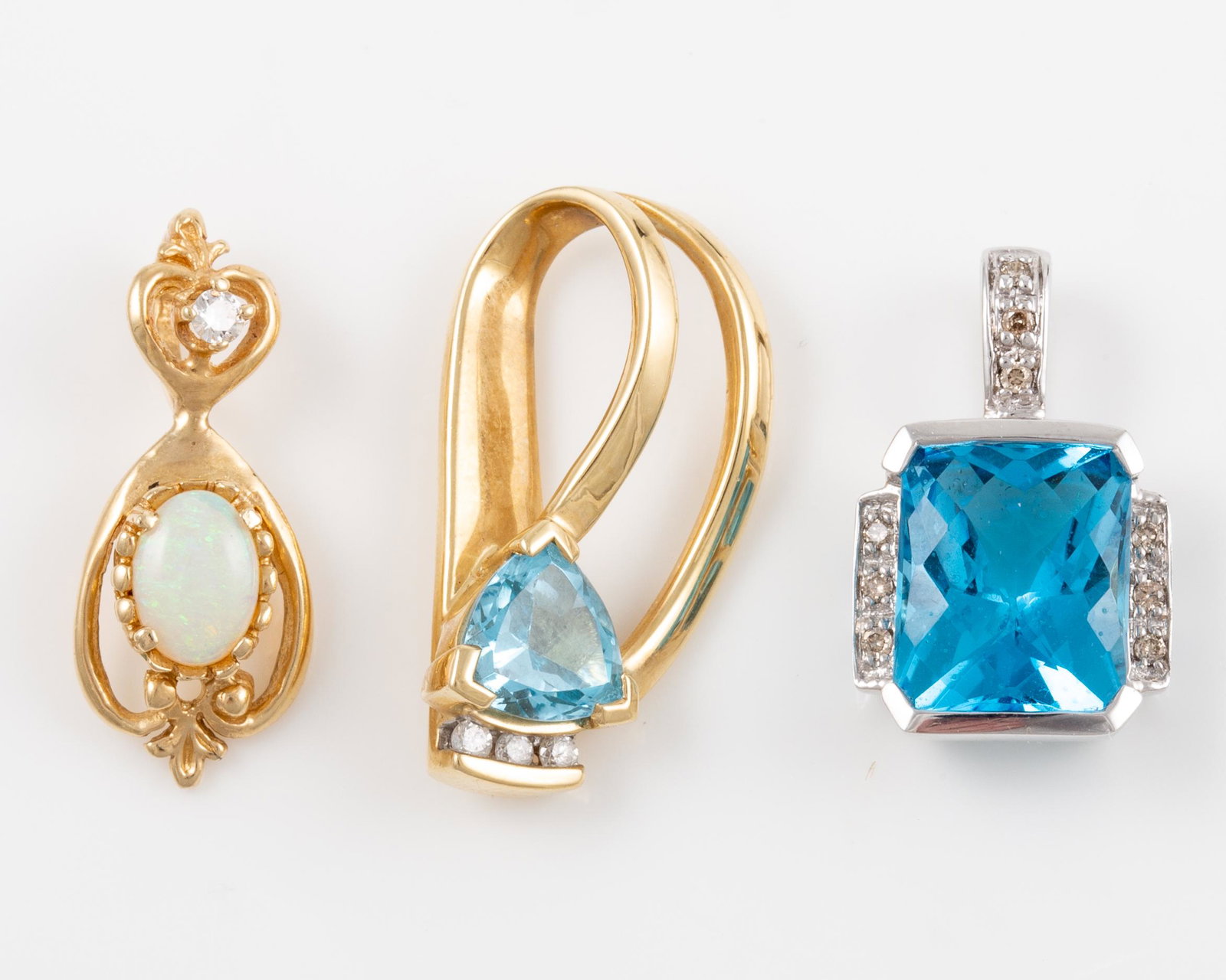 (3) GOLD, GEMSTONE & DIAMOND DROPS (1 of 7)