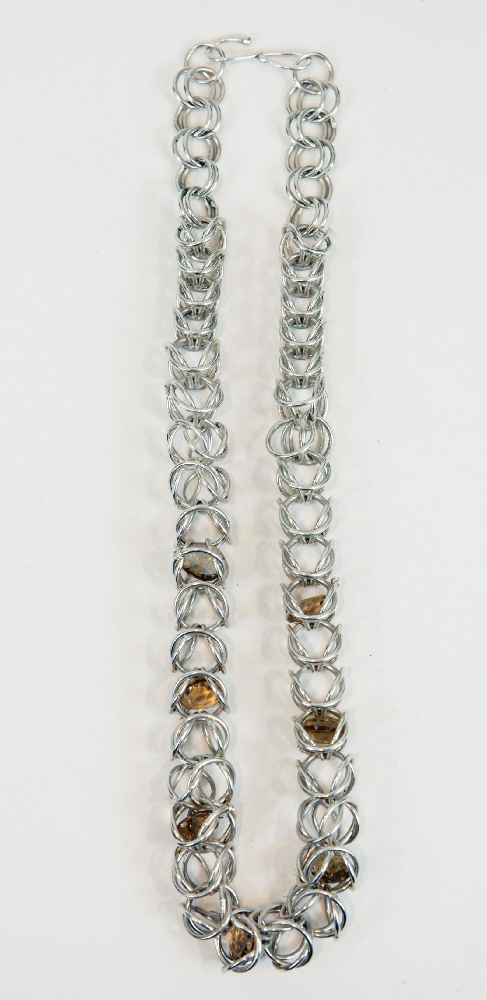 PATTY MINKOWSKI ARTISAN SILVER NECKLACE (1 of 6)