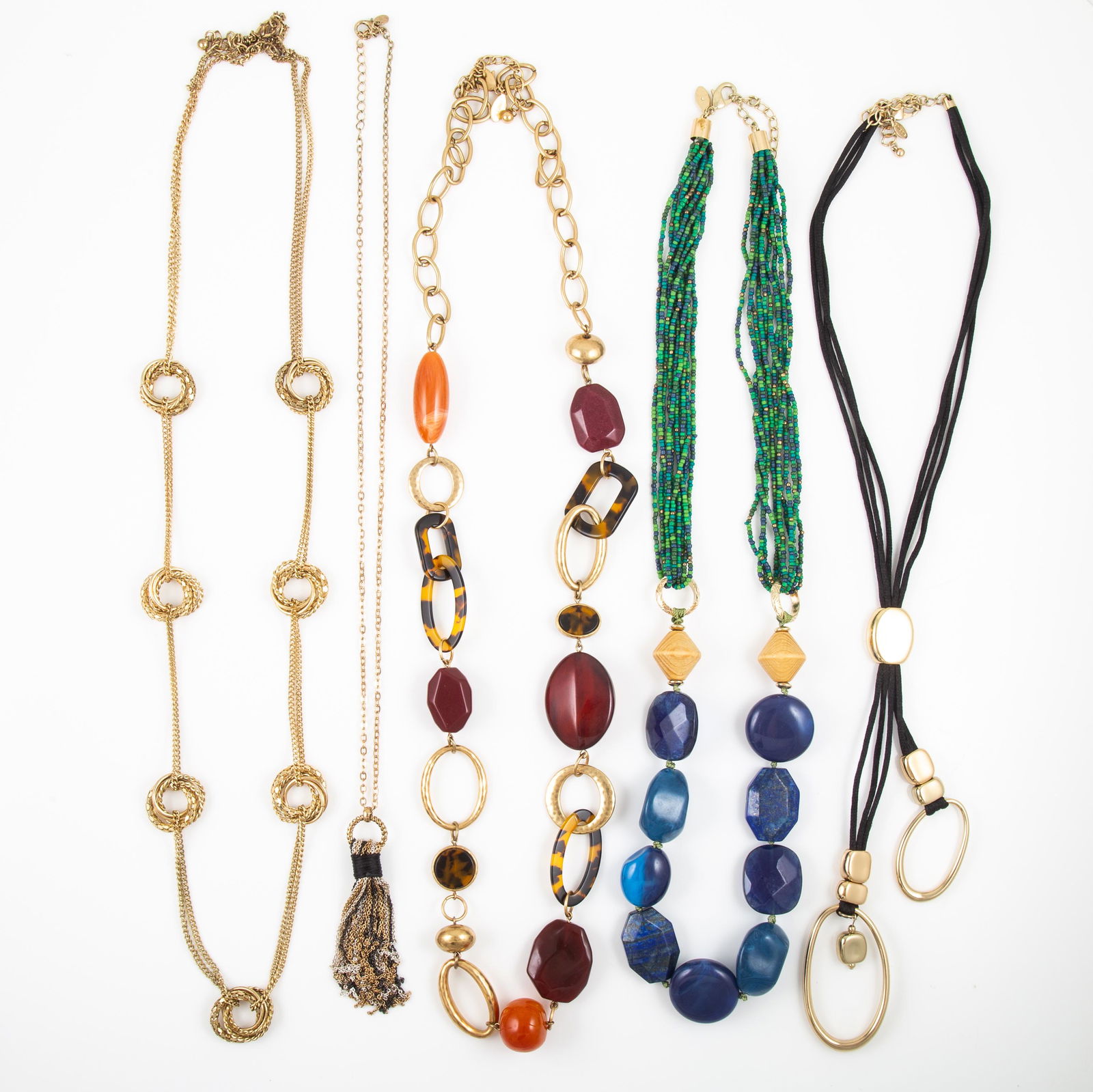 (11) DESIGNER COSTUME STATEMENT NECKLACES (1 of 5)