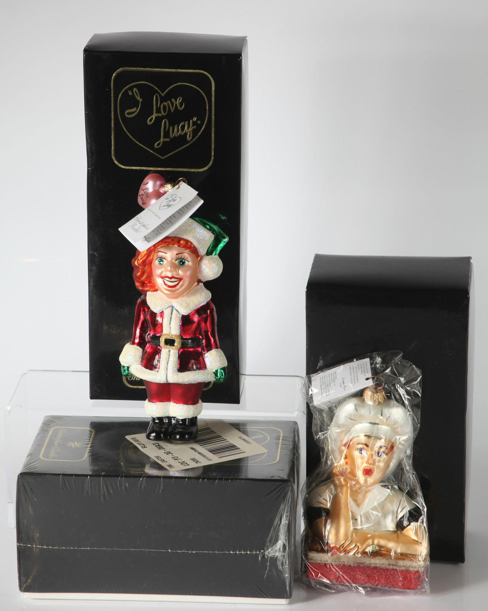 (3) CHRISTOPHER RADKO I LOVE LUCY ORNAMENTS (1 of 9)