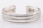 STERLING IONE TISSOT CUFF BRACELET