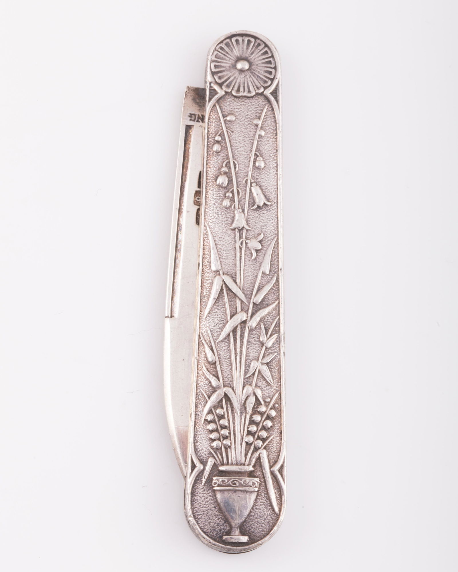 ENGLISH STERLING AESTHETIC MOTIF PEN KNIFE (1 of 4)