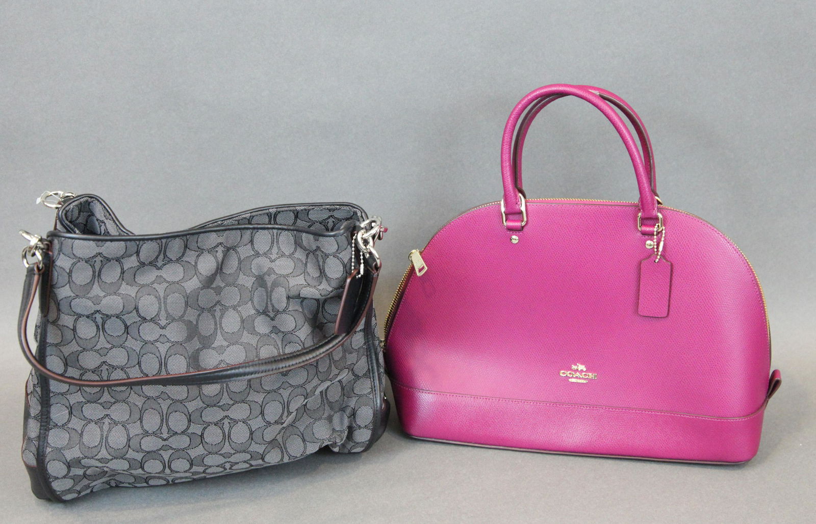 (2) COACH BAGS: KATY SATCHEL & SIGNATURE PHOEBE (1 of 13)