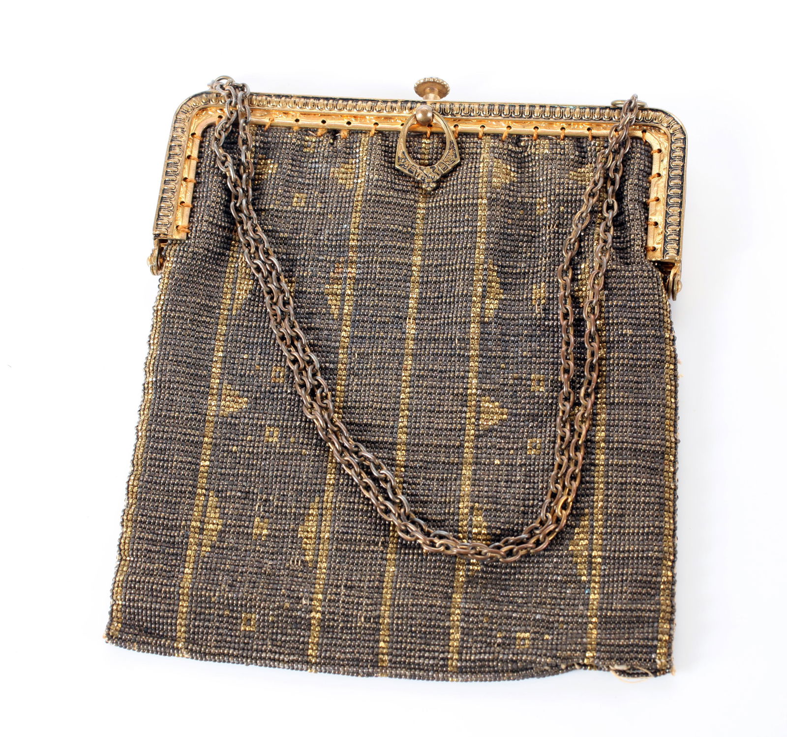 ART DECO FRENCH BEADED BAG (1 of 10)
