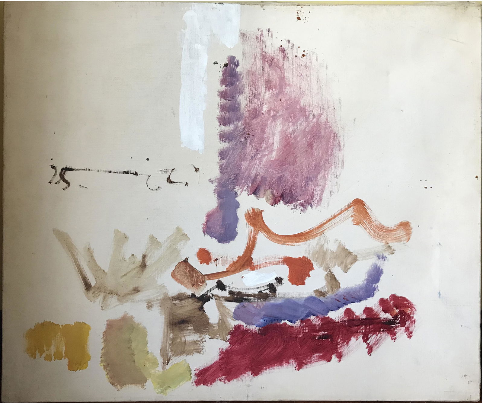 (2) WILLIAM FLETCHER JONES ABSTRACT PAINTINGS (1 of 4)