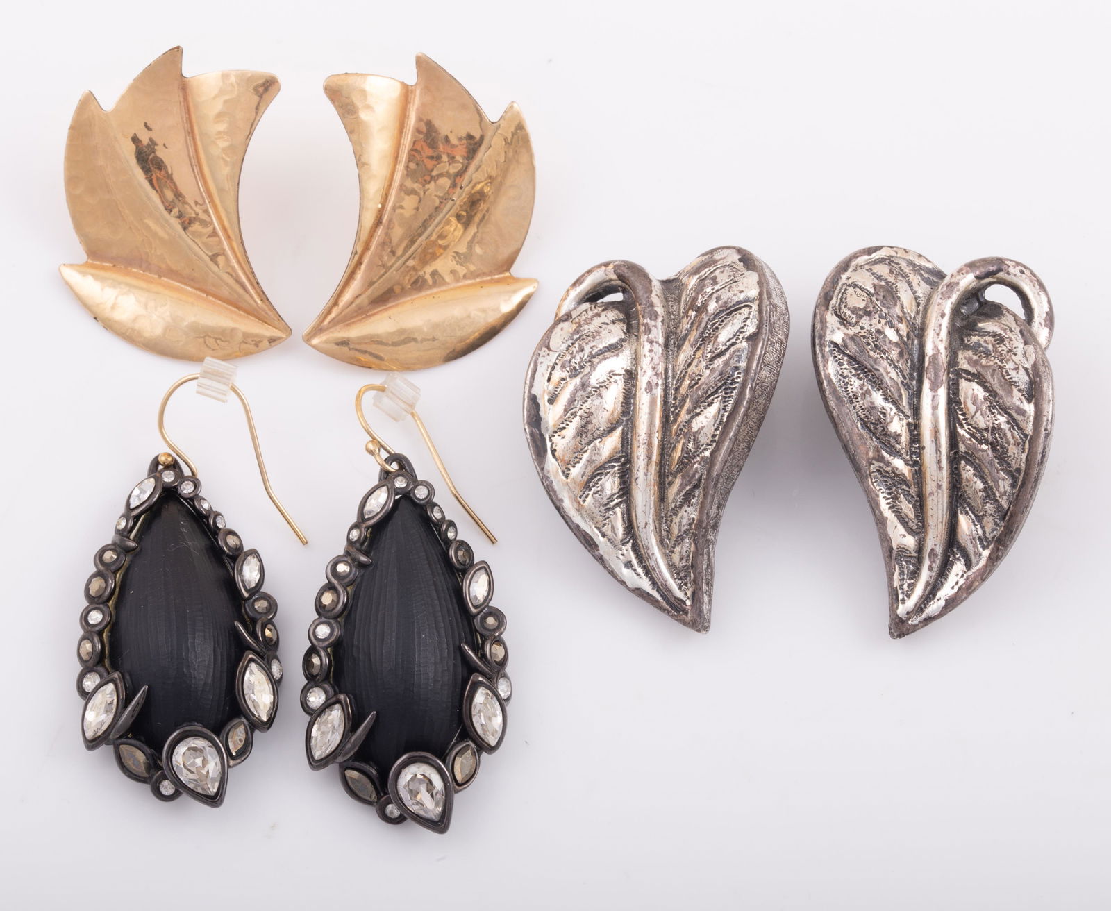 (3) PAIR DESIGNER EARRINGS (1 of 7)