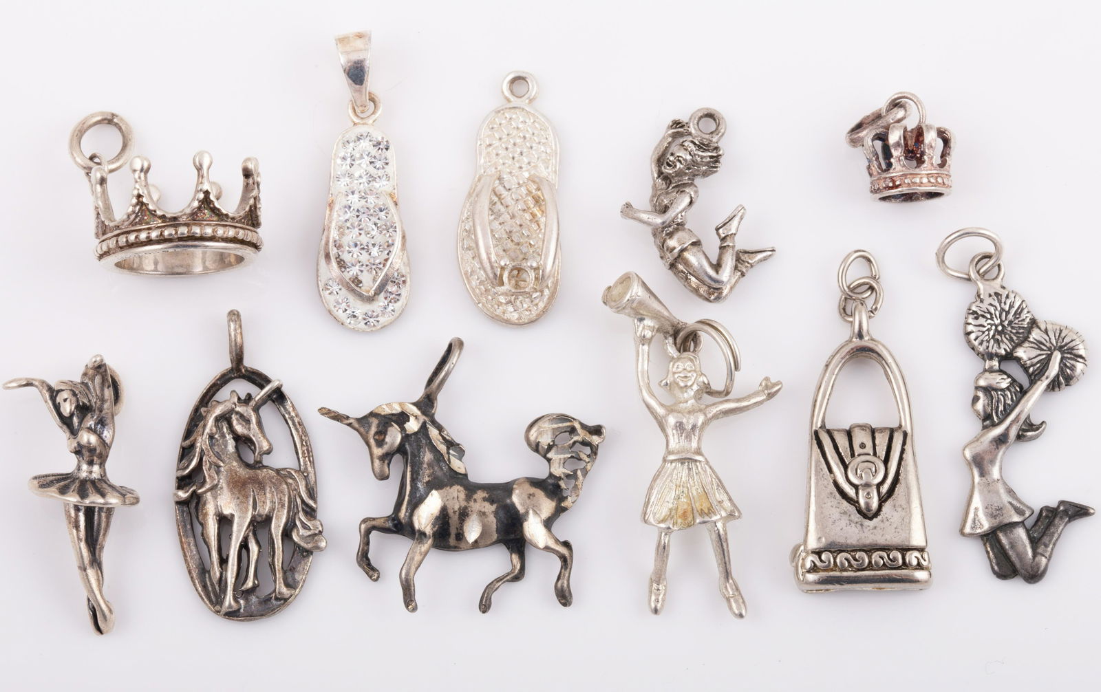 (11) STERLING GIRLIE CHARMS (1 of 4)