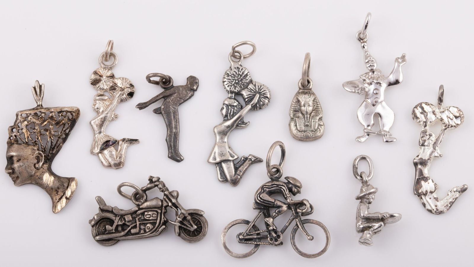 (10) STERLING FIGURAL CHARMS (1 of 5)